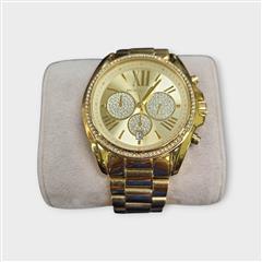 Michael Kors MK6538 Women's Bradshaw Quartz Gold Dial Watch